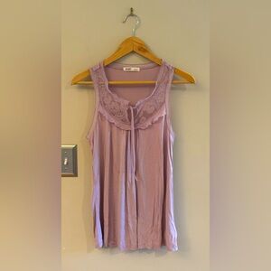Women's Medium Old Navy Mauve/Lavender Sleeveless Top